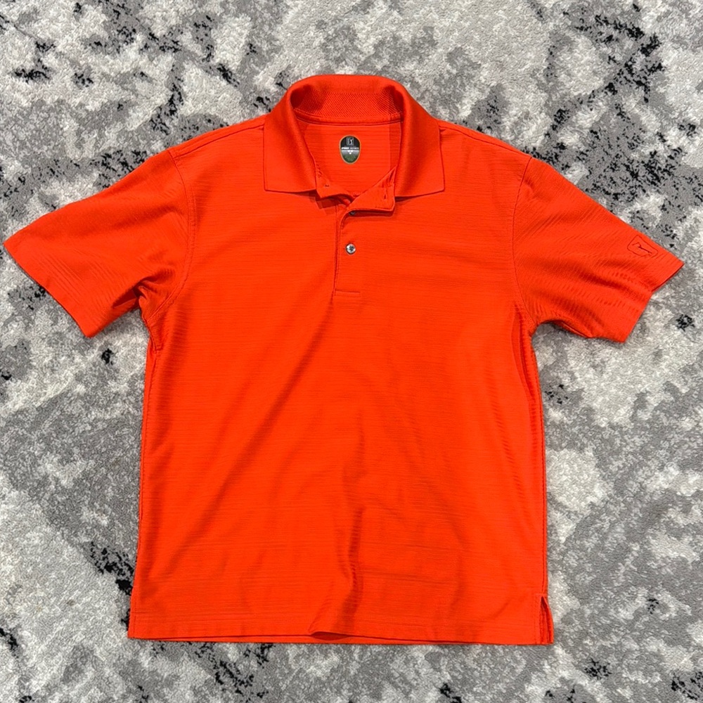 PGA Pro series Orange Polo Shirt